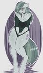  &lt;3 2015 anthro anthrofied avante92 big_breasts blush bottomless breasts cleavage clothed clothing collar covering covering_self cutie_mark digitigrade earth_pony equine female friendship_is_magic hair hair_over_eye half-closed_eyes half-dressed hi_res horse long_hair looking_at_viewer mammal marble_pie_(mlp) my_little_pony necklace pony purple_eyes solo thick_thighs tongue tongue_out wide_hips 