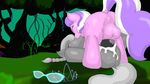  anus backsack balls cum cum_in_pussy cum_inside diamond_tiara_(mlp) dickgirl dickgirl/female duo equine female feral feral_on_feral friendship_is_magic horse intersex intersex/female kissing lying mammal missionary_position my_little_pony on_back penetration pony rear_view sex silver_spoon_(mlp) vaginal vaginal_penetration young zuphyx 