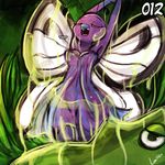  anthro butterfree female goo lumineko metapod nintendo pok&eacute;mon solo transformation video_games 