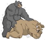  all_fours anal anal_penetration bear biceps boar chubby doggystyle duo from_behind licking licking_lips male male/male mammal megawaffle_(artist) musclegut muscular nude penetration porcine sex sweat tongue tongue_out waffle_(megawaffle) 