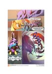  2015 applejack_(mlp) comic cutie_mark earth_pony equine feathers female feral friendship_is_magic gashiboka gold_lily_(mlp) hair hood horn horse magic mammal mane multicolored_hair my_little_pony pegasus pinkie_pie_(mlp) pony rainbow_dash_(mlp) reins timber_wolf unicorn wings 