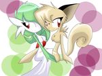  breasts duo feline female gardevoir long_tail luna_the_persian mammal nintendo persian pok&eacute;mon video_games 