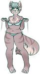  bikini cat clothing feline female mammal naughtywrens pinup pose solo swimsuit underwear 