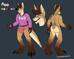  clothing enthusiasticpup father hindpaw joey kangaroo mammal marsupial parent paws referencesheet sweeneyblake underwear 