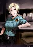  blonde_hair cybil_bennett nfyz police short_hair silent_hill solo 