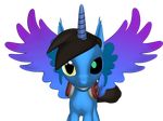  equine fan_character horn horse legion_desolator looking_at_viewer mammal my_little_pony pony solo winged_unicorn wings 