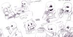  animextremex black_eyes bone child cooking doodles drinking eating english_text frisk human male mammal monster papyrus sans shocked skeleton temmie text undertale video_games white_eyes young 