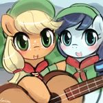  camp coloratura_(mlp) equine female friendship_is_magic guitar horse lumineko mammal musical_instrument my_little_pony pony rara 