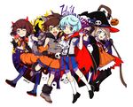  2girls alisha_diphda gloves halloween halloween_costume mikleo_(tales) multiple_boys multiple_girls paw_gloves paw_shoes paws red_hair rose_(tales) shoes short_hair sorey_(tales) tales_of_(series) tales_of_zestiria yanzhan younger 