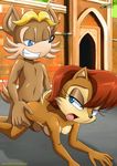  antione_d&#039;coolette mobius_unleashed mobuis_unleashed palcomix sally_acorn smile sonic_(series) 