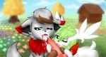 cappuccinocat cum cum_in_mouth cum_inside cum_on_face fan_character female form forme group group_sex invalid_background invalid_tag legendary_pok&eacute;mon licking male nintendo penis pok&eacute;mon sex shaymin sky threesome tongue tongue_out video_games zorua 