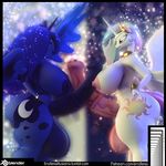  3d_(artwork) big_breasts big_butt breasts butt cgi digital_media_(artwork) endless_(artist) equine friendship_is_magic horn horse hyper intersex mammal my_little_pony pony princess princess_celestia_(mlp) princess_luna-(mlp) royalty winged_unicorn wings 