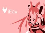  animal_ear_fluff animal_ears bare_shoulders bow breasts character_name commentary_request detached_sleeves earbuds earphones earphones_removed engrish faceless faceless_female fate/extra fate_(series) flat_color fox_ears fox_girl fox_tail hair_bow hair_ribbon highres ipod_ad japanese_clothes logo_parody long_hair medium_breasts no_lineart parody pink_background pink_hair ranguage ribbon simple_background sirozenzafd solo tail tamamo_(fate)_(all) tamamo_no_mae_(fate) text_focus twintails very_long_hair w w_over_eye 
