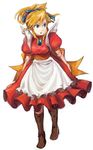  bad_id bad_pixiv_id blonde_hair blue_eyes boots breasts breath_of_fire breath_of_fire_iii child dress frills full_body long_hair nina_(breath_of_fire_iii) ponytail puffy_short_sleeves puffy_sleeves ribbon sash short_sleeves small_breasts solo ujicax younger 