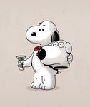  alcohol alex_solis beverage brian_griffin canine cocktail costume dog family_guy food mammal olive snoopy 