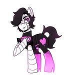  alpha_channel black_hair clothing crossover cutie_mark equine feral footwear friendship_is_magic hair horse kennyteya machine male mammal mettaton my_little_pony ponification pony robot shoes simple_background solo transparent_background undertale video_games 