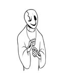  animated gaster monster sign_language solo undertale video_games what-the-floofin 