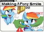  2015 anon blue_fur book cute english_text equine female feral friendship_is_magic fur human humor mammal mistydash my_little_pony pegasus rainbow_dash_(mlp) text wings 