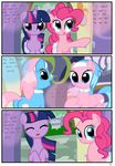  aloe_(mlp) blue_body blue_eyes blue_hair collar comic cutie_mark dialogue earth_pony equine female friendship_is_magic hair headband hi_res horn horse inside lotus_(mlp) mammal multicolored_hair my_little_pony pink_body pink_hair pinkie_pie_(mlp) pony purple_body purple_eyes purple_hair pyruvate saddle_bag spa text three_color_hair twilight_sparkle_(mlp) unicorn 