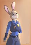  disney female judy_hopps lagomorph mammal police rabbit solo spinal22 uniform zootopia 