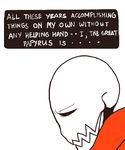  ... bone clothing comic dialogue english_text male mamaito monster papyrus simple_background skeleton text underfell undertale video_games white_background 
