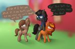  anal blush cub dialogue earth_pony equine eyewear female glasses horn horse male male/female mammal marsminer my_little_pony pony unicorn west young zebracorn 