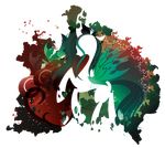  &lt;3 2013 abstract_background alpha_channel changeling friendship_is_magic holes horn my_little_pony queen_chrysalis_(mlp) sambaneko silhouette simple_background solo transparent_background wings 