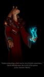  3d_(artwork) 4_fingers alien cane cgi claws clothing digital_media_(artwork) english_text forced glowing gungan jar_jar_binks lightning male powers ring robes ruslanlarin92 simple_background sith solo standing star_wars text walking_cane yellow_eyes 