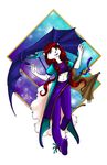  2006 akaelae anthro cilke_akaelae clothed clothing female feral fur hair mammal navel open_mouth purple_pants purple_shirt red_hair reptile scalie simple_background skunk solo tiffany_ross white_background white_fur 
