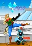  2015 anthro applejack_(mlp) comic cover duo earth_pony english_text equine female friendship_is_magic gun horse mammal my_little_pony pegasus pia-sama pony rainbow_dash_(mlp) ranged_weapon text weapon wings 