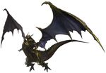  ambiguous_gender bahamut claws dragon final_fantasy final_fantasy_xiv horn nude official_art red_eyes scalie solo video_games weapon western_dragon wings 