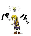  chibi idea light_bulb mizuhashi_parsee roah solo touhou 