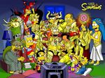  6+boys abe_simpson alcohol alien apu_nahasapeemapetilon armor baby bart_simpson beer blue_hair cane child clancy_wiggum couch doughnut eduardo_wheeler fish food glasses homer_simpson lamp lisa_simpson long_hair maggie_simpson marge_simpson milhouse_van_houten montgomery_burns multiple_boys multiple_girls ned_flanders parody pillow polearm saint_seiya santa's_little_helper television the_simpsons trident waylon_smithers weapon 