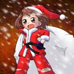  kudou_mutsumi ojamajo_doremi santa_costume solo 