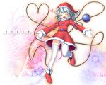  ^_^ boots cable closed_eyes happy hat heart heart_of_string kimitoshiin komeiji_koishi md5_mismatch mittens open_mouth outstretched_arms panties santa_costume santa_hat short_hair silver_hair smile solo spread_arms subterranean_animism thighhighs third_eye touhou underwear upskirt wallpaper wavy_hair 