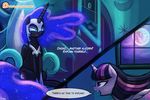  equine female friendship_is_magic horn horse lumineko mammal my_little_pony nightmare_moon_(mlp) pony twilight_sparkle_(mlp) winged_unicorn wings 