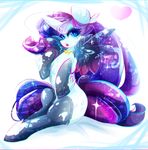  2015 blue_eyes equine female friendship_is_magic gold_(metal) hair horn koveliana long_hair mammal my_little_pony necklace purple_hair rarity_(mlp) solo unicorn 