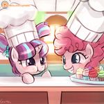  cub cupcakes cute equine female friendship_is_magic horse lumineko mammal my_little_pony pinkie_pie_(mlp) pony sugar_belle_(mlp) young 