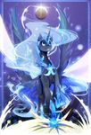  2014 armor blue_theme equine female friendship_is_magic helmet horn koveliana mammal moon my_little_pony nightmare_moon_(mlp) solo sparkles winged_unicorn wings 