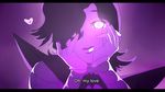  &lt;3 anime armor dialogue hair houndiing looking_at_viewer machine male mettaton mirai_nikki purple_eyes robot shiny solo text undertale video_games yandere 