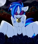  2015 anthro areola big_breasts breasts equine erect_nipples female friendship_is_magic halloween holidays horn mammal my_little_pony nipples skoon solo unicorn vinyl_scratch_(mlp) 