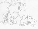  2007 all_fours anal anal_penetration balls brothers buckteeth chubby cum cum_from_ass cum_splatter duo emile_(disney) erection feral from_behind greyscale incest leg_grab male male/male mammal mizzyam monochrome mounting one_leg_up open_mouth pencil_(artwork) penetration penis rat ratatouille remy rodent sex sheath sibling small_penis tapering_penis teeth traditional_media_(artwork) whiskers 