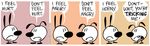  2012 comic dialogue duo english_text female humor lagomorph male mammal rabbit suggestive text yelling 