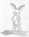  after_masturbation after_orgasm american_rabbit anatomically_correct anthro balls buckteeth cum cum_on_self front_view greyscale lagomorph mammal messy mizzyam monochrome nude open_mouth pencil_(artwork) penis rabbit solo standing stars_and_stripes superhero tapering_penis teeth the_adventures_of_the_american_rabbit traditional_media_(artwork) united_states_of_america 