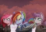 2015 dennybutt earth_pony equine female feral friendship_is_magic horse mammal maud_pie_(mlp) my_little_pony pegasus pinkie_pie_(mlp) pony rainbow_dash_(mlp) wings 