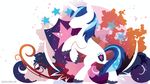  2015 abstract_background blue_hair cutie_mark equine friendship_is_magic hair horn male mammal my_little_pony sambaneko shining_armor_(mlp) silhouette simple_background solo star unicorn wallpaper white_background 
