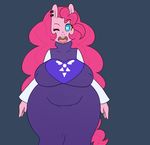  &lt;3 &lt;3_eyes anthro big_breasts breasts cosplay crossover earth_pony equine erect_nipples female friendship_is_magic hi_res horse huge_breasts mammal my_little_pony nipple_bulge nipples one_eye_closed pinkie_pie_(mlp) pony smile solo somescrub toriel undertale video_games wink 