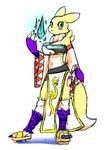  breasts clothed clothing digimon female renamon smoaer solo 