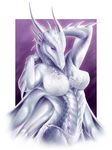  2015 anthro bra breasts claws clothing dragon female hi_res horn jocarra looking_at_viewer metal narissilyn panties scales scalie solo underwear wings 