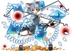  animal_ears basket capelet danmaku dowsing_rod dress full_body grey_dress image_sample jewelry kozakura_(dictionary) long_sleeves looking_at_viewer mary_janes mouse mouse_ears mouse_tail nazrin necklace open_mouth red_eyes shoes short_hair socks solo tail touhou twitter_sample white_background white_legwear 